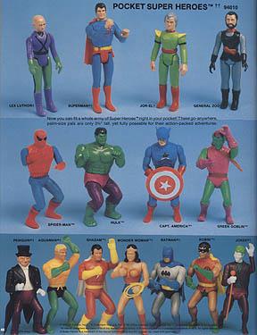 mego superheroes