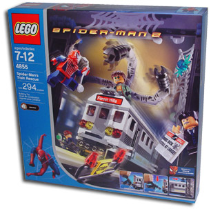 lego spider man 2 train rescue