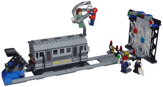spiderman train toy