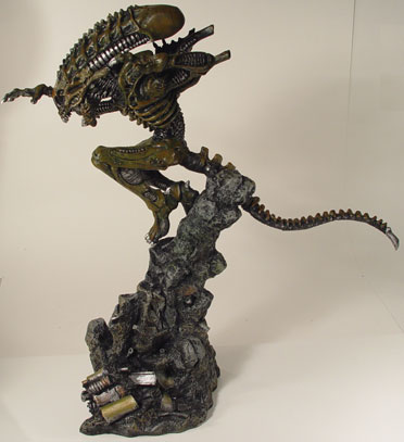 Alien Warrior Statue