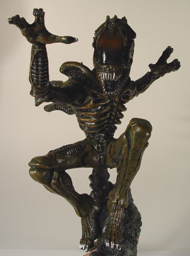 Alien Warrior Statue