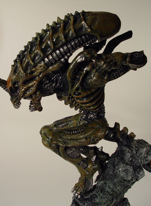 Alien Warrior Statue