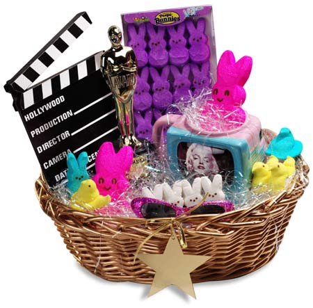 JUST BORN ANNOUNCES AMERICA'S FAVORITE EASTER BASKET CONTEST - A sample Marshmallow Peeps Basket representing California as Just Born, Inc. announces its America's Favorite Easter Basket Contest. (PRNewsFoto)[JL] BETHLEHEM, PA USA 01/02/2003