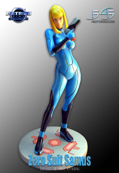 Zero Suit Samus Collectible Statue