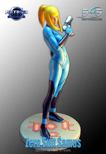 Zero Suit Samus Collectible Statue