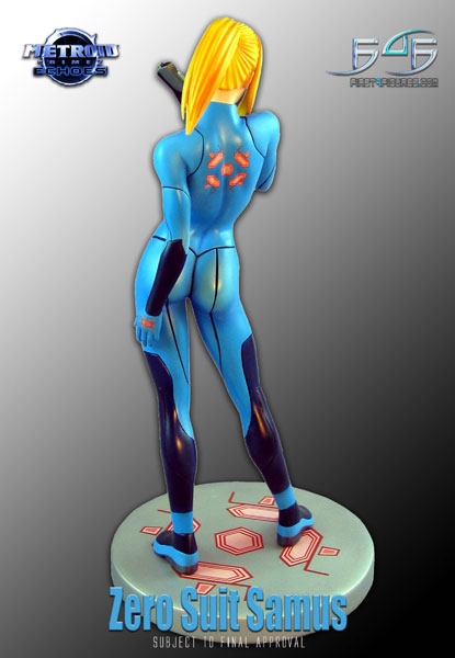 Zero Suit Samus Collectible Statue