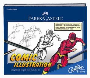 Faber-Castell's Creative Studio Getting Started:  Complete Comic Illustration Kit