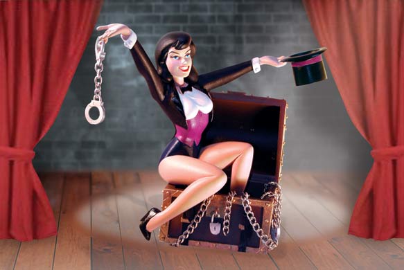 ZATANNA ANIMATED STATUE