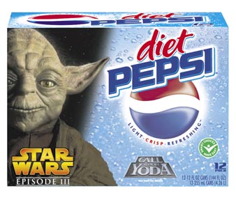 yoda on a diet pepsi case