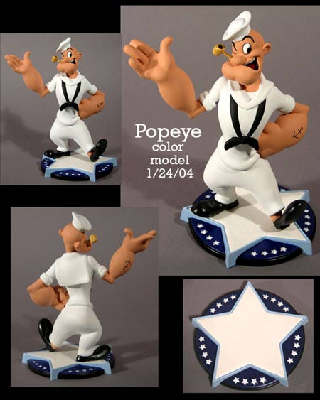 Famous Studios Popeye Maquette