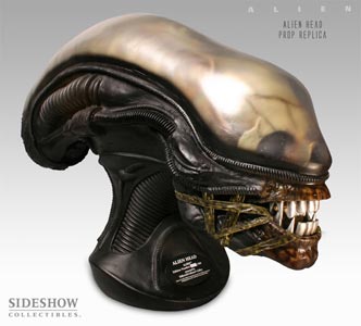 alien head prop replica