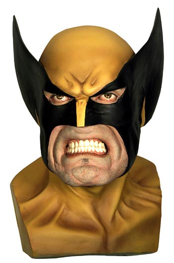 wolverine head bust