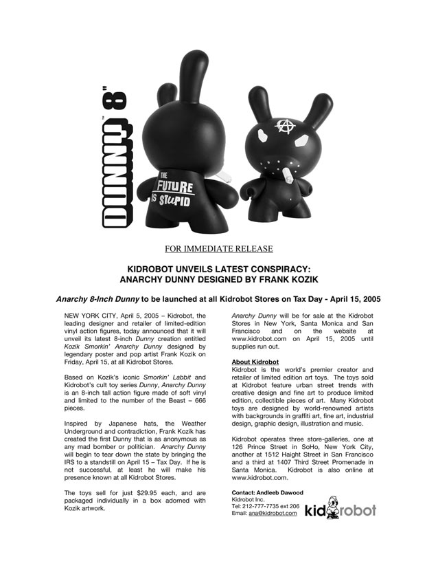 8-Inch Anarchy Dunny