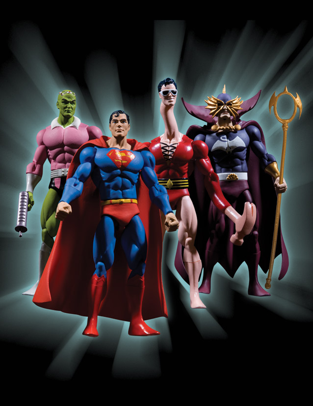 HISTORY OF THE DC UNIVERSE SERIES 3 ACTION FIGURES