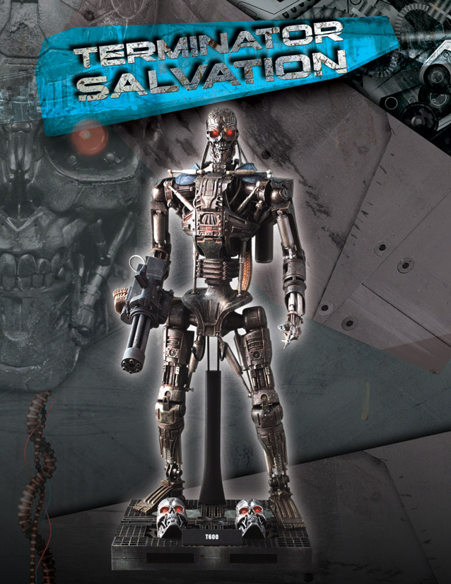 Terminator Salvation – Endoskeleton Light-up Head 