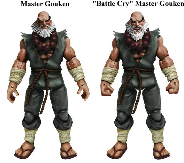 SDCC Exclusive Master Gouken Action Figures