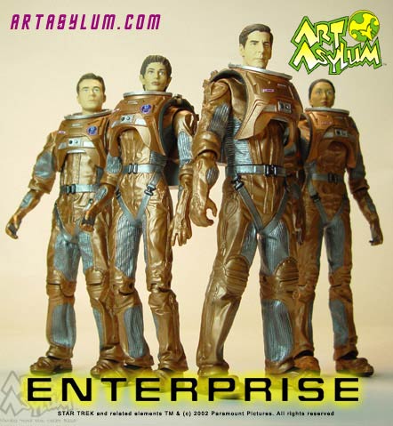 enterprise away team action figures