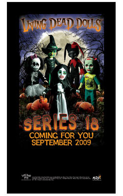 Living Dead Dolls Series 18 Limited Edition Retail Banner
