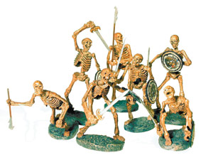 Harryhausen Bronze Skeletons Statues