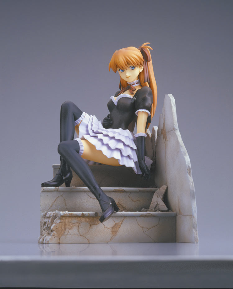 Asuka Langley Goth PVC Statue