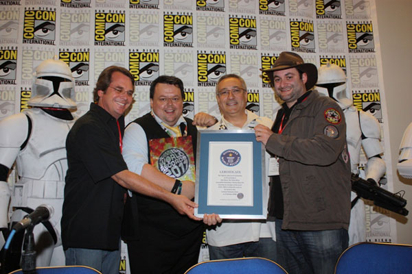 guinness world records at 2010 san diego comic-con international