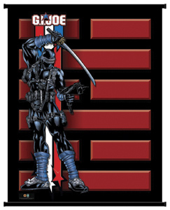 snake-eyes wall scroll