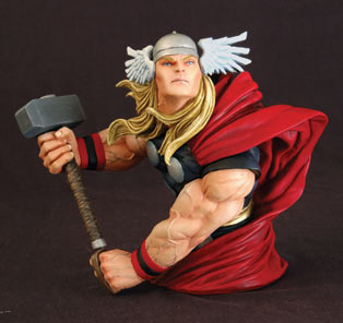 gentle giant marvel comics thor animated statue