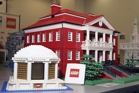 National Trust Historic site, Drayton Hall, located in Charleston, South Carolina, was preserved in LEGO brick by Paul Janssen of Dublin, Ohio, and was awarded the grand prize in a national building challenge celebrating the 50th Anniversary of the LEGO System of Play, Saturday August 13, 2005, at BrickFest in Arlington, VA. (J Carrier/U.S. Newswire)