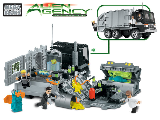 mega bloks alien agency