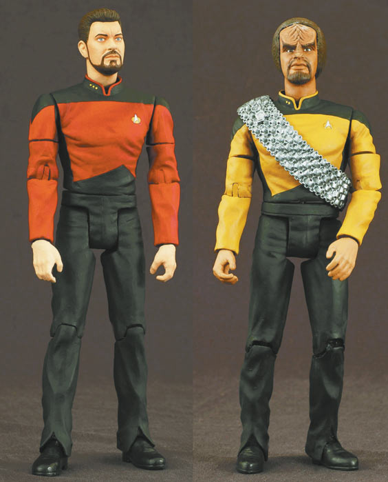 Star Trek: Riker and Worf Action Figures