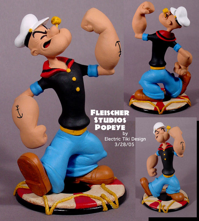 Fleischer Studios Popeye Maquette