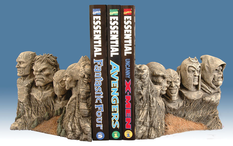 Marvel Mount: Heroes and Villains Bookends