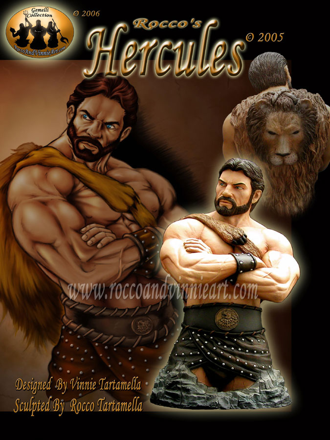 Mythological God Busts: Hercules