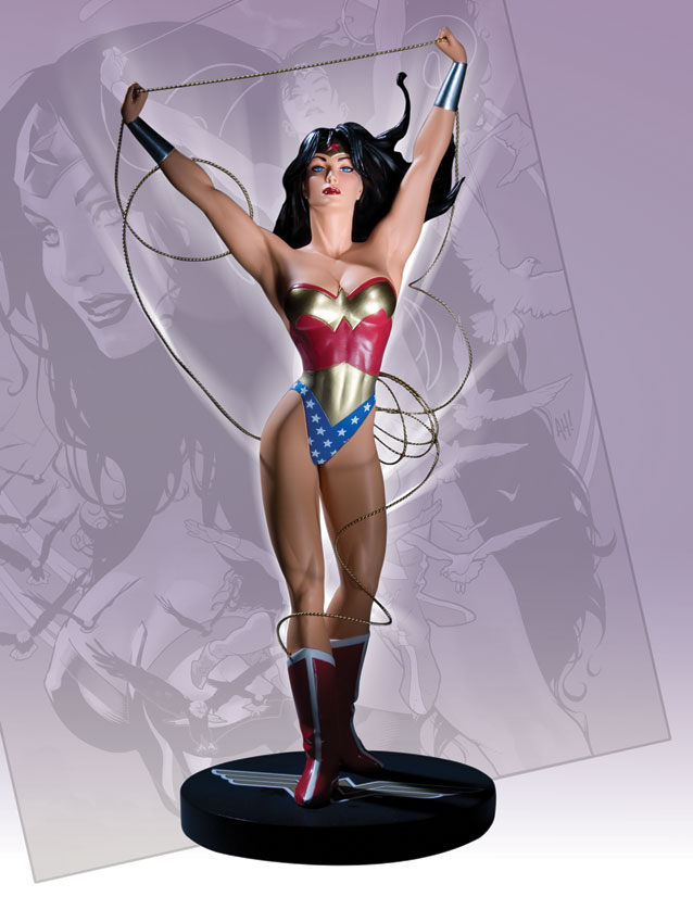 COVER GIRLS OF THE DC UNIVERSE: wonder woman STATUE