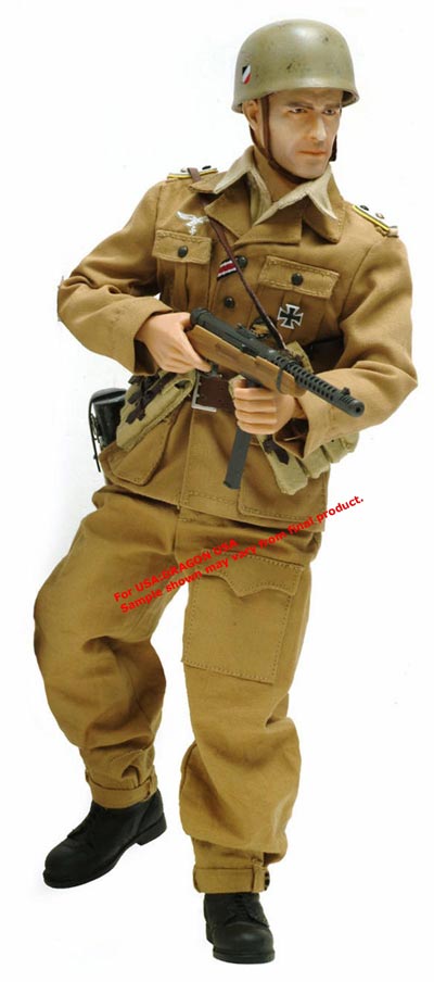 Dragon's Fallschirmjager Officer Action Figures