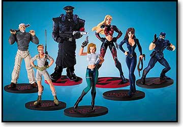 danger girl pvc set