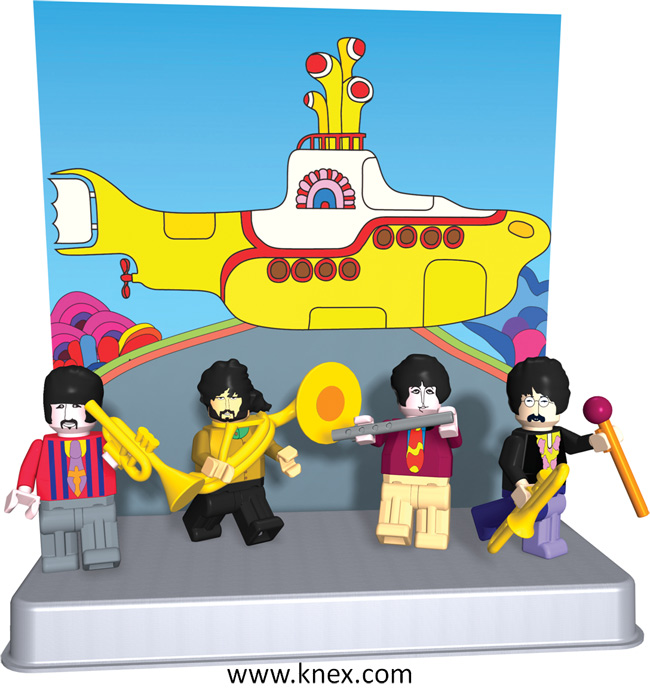  Beatles Yellow Submarine Building Figures