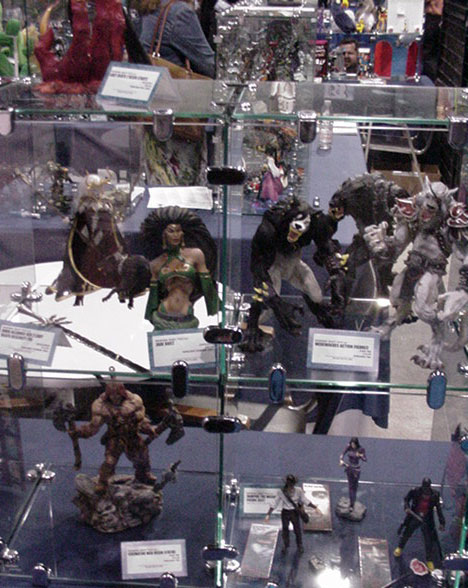 diamond comics booth at the 2002 Wizard World Chicago