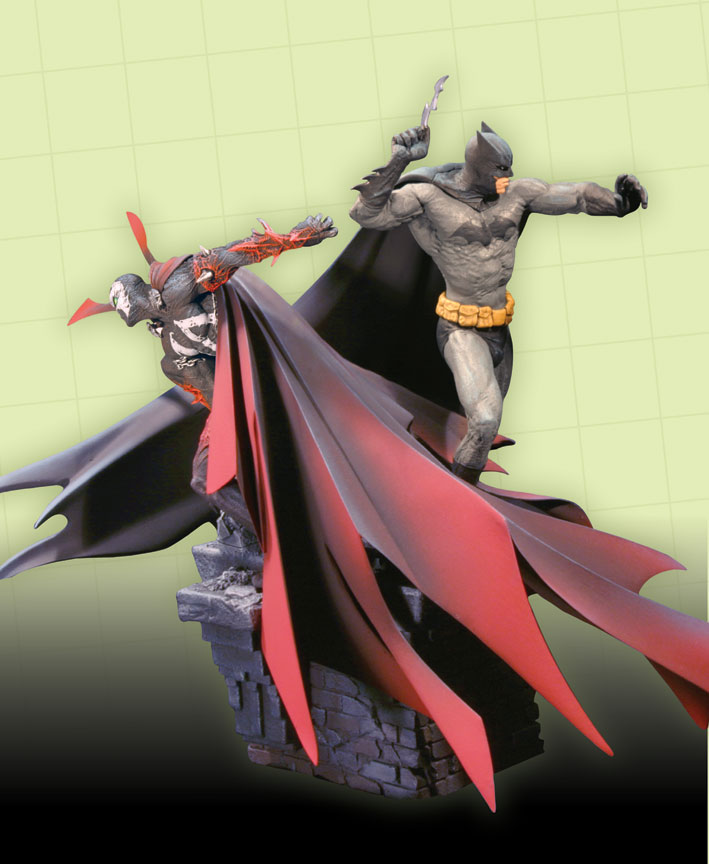 DC Direct: Batman/Spawn Statue